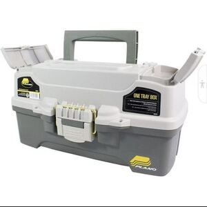 NEW Plano 6201 1 Tray Tackle Box Bait Storage Extending Cantilever tray Design